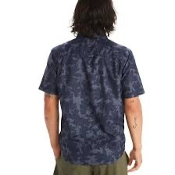 Marmot Syrocco Short-Sleeve Button Up Men's Shirt Size Large - Picture 2 of 13